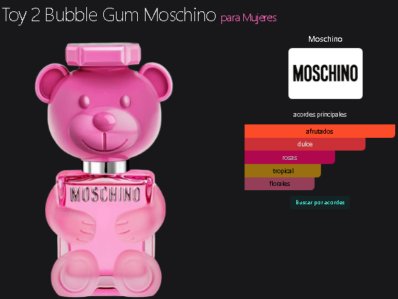 MOSCHINO TOY 2 BUBBLE GUM